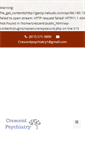 Mobile Screenshot of crescentpsychiatry.com