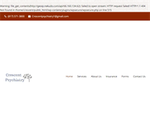 Tablet Screenshot of crescentpsychiatry.com